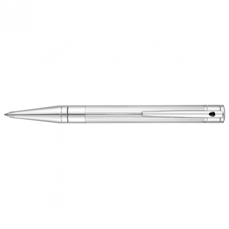 D-Initial Chrome Duo Tone Ballpoint Pen S.T. DUPONT - 1