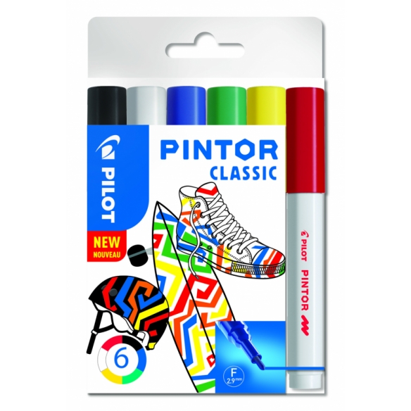 Pintor paint marker Classic set 6 pcs 2,9 mm PILOT - 1
