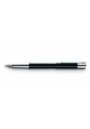 Immerse yourself in the art of writing with the LAMY Scala Pianoblack fountain pen, a specimen of sophisticated simplicity coupled with a polished 14 ct. gold nib. This exquisite pen, coated in a glossy black finish, comes with a LAMY Z 27 converter, ensuring a seamless writing experience. Experience the delight of perfect technical execution and understated elegance that makes this fountain pen an absolute must-have for any writing connoisseur.