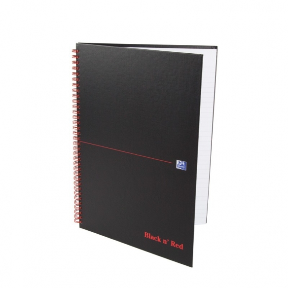 Black n Red Notebook A4 squared OXFORD - 3