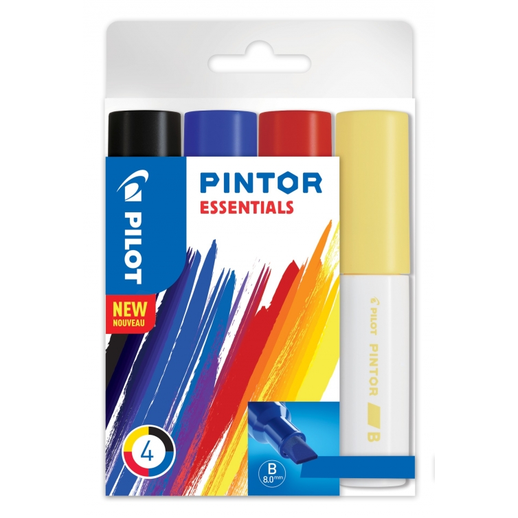 Pintor paint marker Essentials set 4 pcs 8 mm PILOT - 1