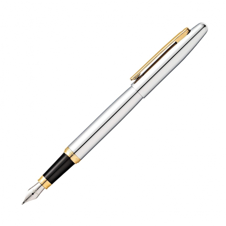 VFM Polished Chrome With Gold Plated Trim Fountain pen silver SHEAFFER - 1