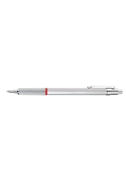 Experience the perfect blend of style and function with the Rapid Pro Ballpoint Pen in silver. This all-metal pen offers a comfortable non-slip grip, a reliable click mechanism, and an M tip with a blue refill for an effortless writing experience. It comes in a luxurious triangular gift box, making it an ideal present for any occasion.