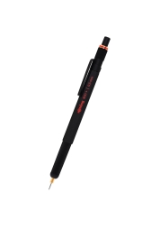 Premium hybrid mechanical pencil and stylus with a unique retractable mechanism. 