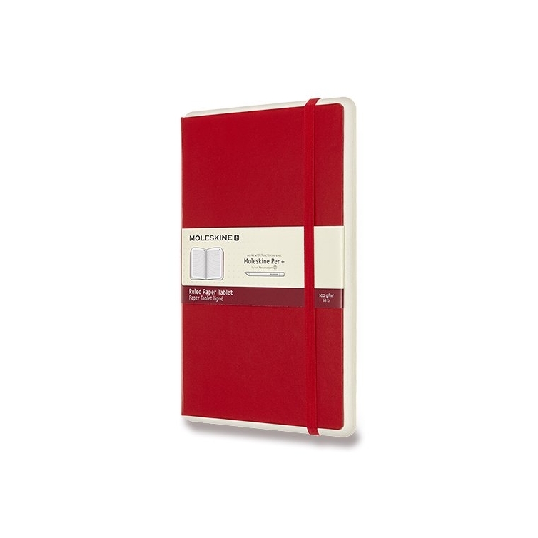 Moleskine+ Smart Paper Tablet Notebook L ruled red MOLESKINE - 1