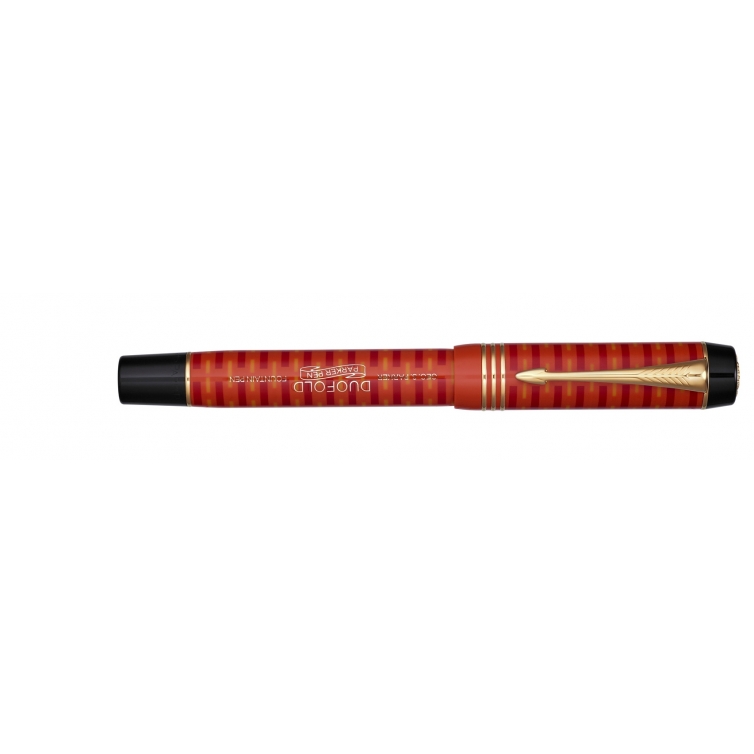 Parker Duofold 100th Le Red GT Fountain pen red