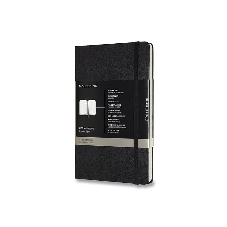 Pro Notebook L hard cover black MOLESKINE - 1
