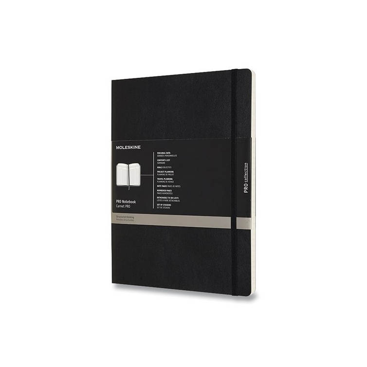 Pro Notebook XL soft cover black MOLESKINE - 1