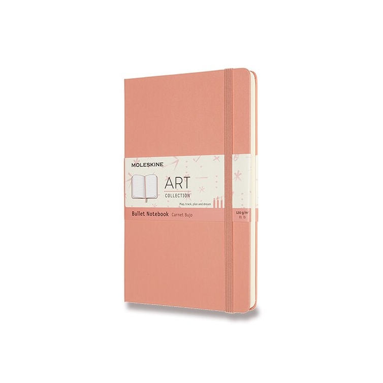 Art Bullet Notebook L dotted pink MOLESKINE - 1