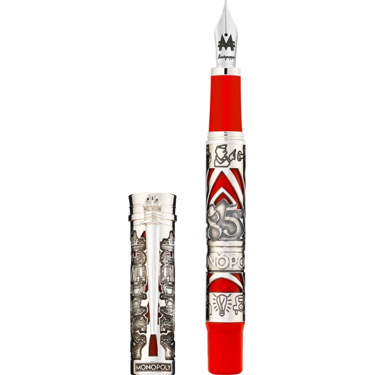 Monopoly S.E. 85th Anniversary Tycoon Fountain pen red MONTEGRAPPA - 1