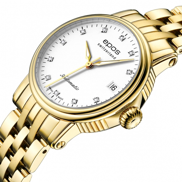 Ladies 4390 Diamond watch 4390.152.22.88.32 EPOS - 2