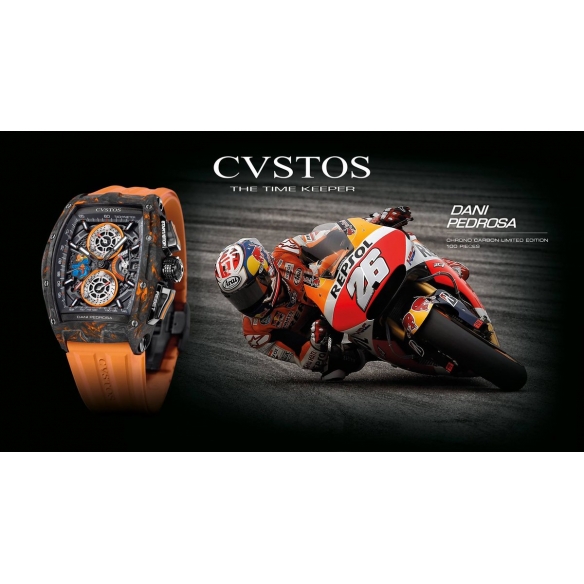 Challenge Chrono Pedrosa Carbon watch 80012 CVSTOS - 11
