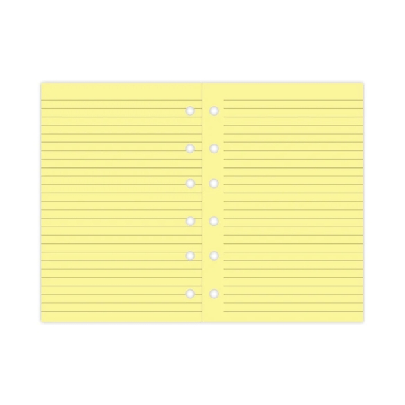 Ruled Notepaper Pocket Refill yellow FILOFAX - 3