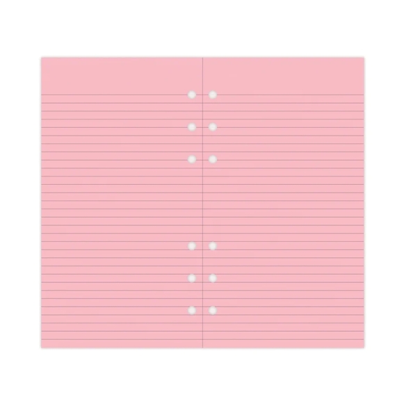 Ruled Notepaper Personal Refill pink FILOFAX - 3