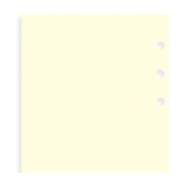 Plain Notepaper Personal Refill cotton cream FILOFAX - 4
