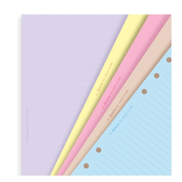 Ruled Notepaper A5 Refill classic coloured FILOFAX - 4