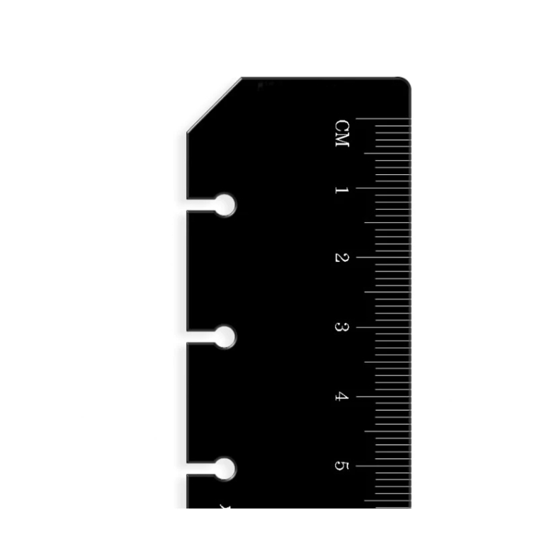 Ruler Page Marker Mini black FILOFAX - 1