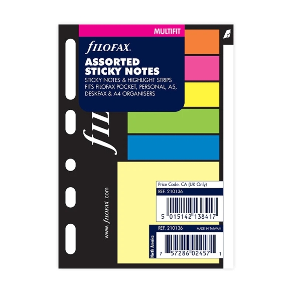 Assorted Sticky Notes Small FILOFAX - 5