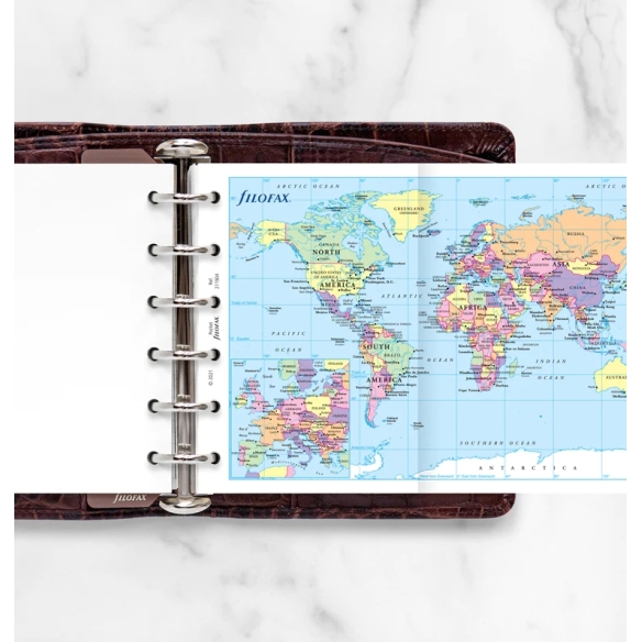 World Map Refill Pocket FILOFAX - 1