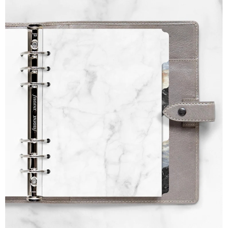 Marble Blank Index A5 FILOFAX - 1