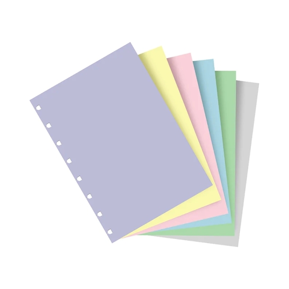 Pastel Plain Notepaper Refill A5 Notebook FILOFAX - 3