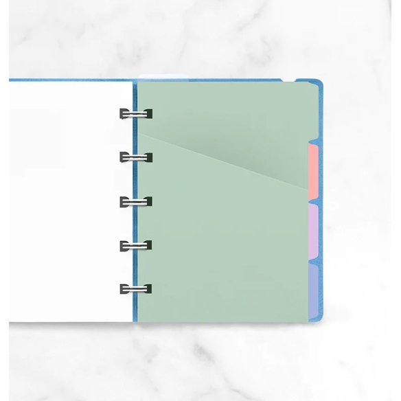 Pastel Coloured Indices Pocket Notebook FILOFAX - 1