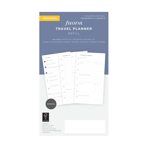 Travel Planner Personal Refill FILOFAX - 5
