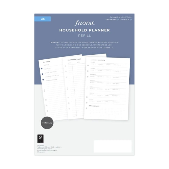 Household Planner A5 Refill FILOFAX - 5