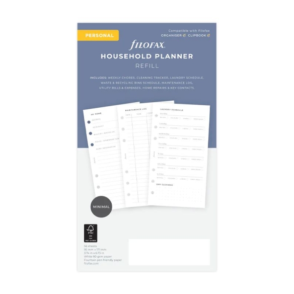 Household Planner Personal Refill FILOFAX - 5