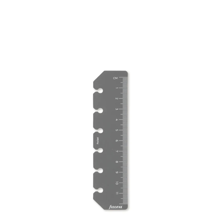 Minimal Ruler Page Marker Pocket grey FILOFAX - 1