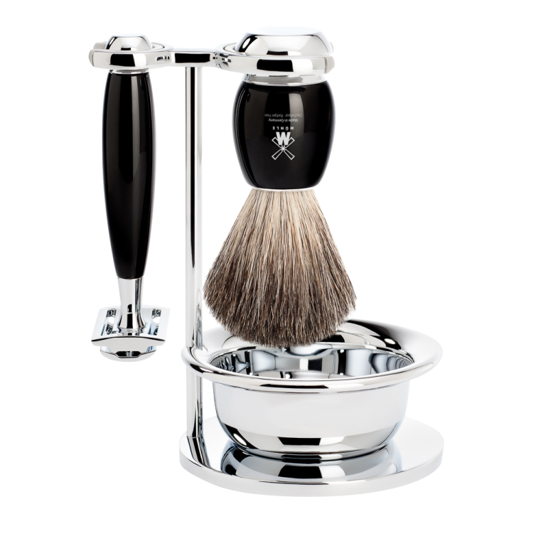 Vivo Shaving Set Black Pure Badger MÜHLE - 1