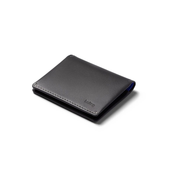 Bellroy Slim Sleeve Wallet charcoal cobalt | Exclusive Pen