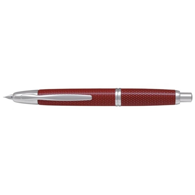 Capless Rhodium Fountain Pen graphite red PILOT - 1