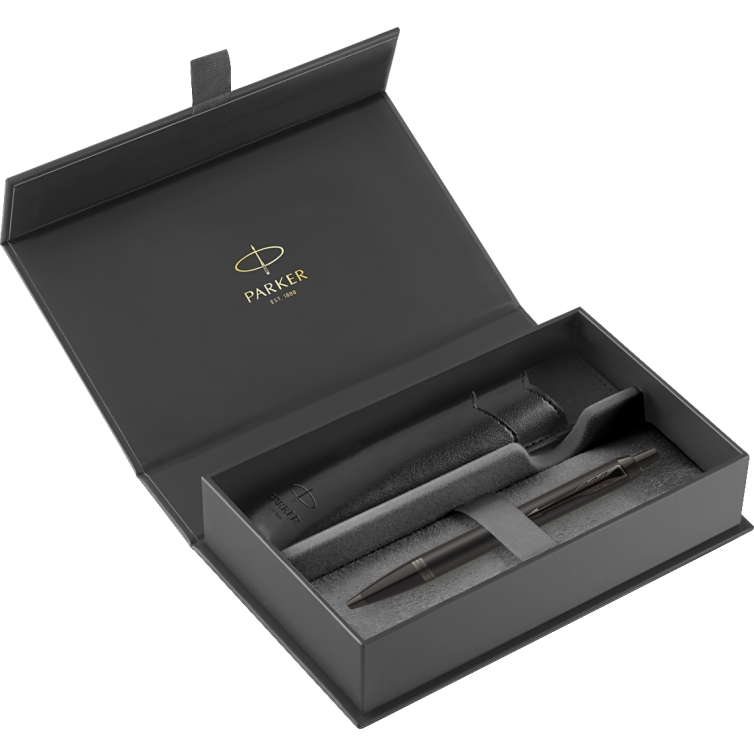 IM GT Gift Set Ballpoint Pen and Pen Case black PARKER - 1