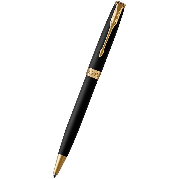 Sonnet Matte Black GT Ballpoint Pen PARKER - 1