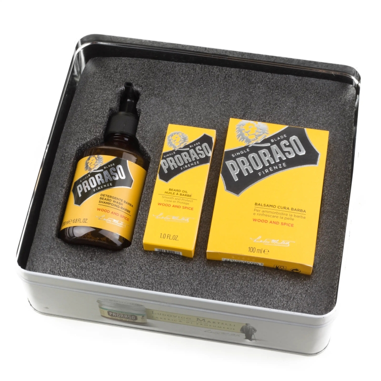 copy of Barberism Gift Set Pre-Shave Oil and Classic Alum Bar PRORASO - 1