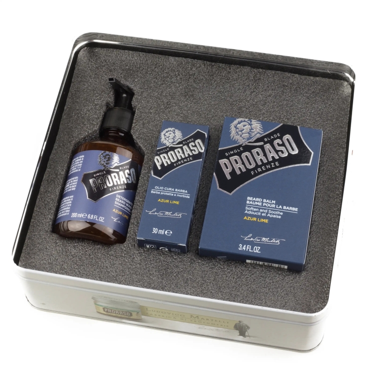 copy of Barberism Gift Set Pre-Shave Oil and Classic Alum Bar PRORASO - 3