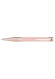 Style and comfort blend in the D-Initial Ballpoint Pen in pastel pink, a perfect writing tool for the discerning user. This elegant pen crafted with a metallic body and brass construction ensures smooth writing with naturally balanced weight. Elevate your writing experience with the sophistication of the S.T. Dupont collection.