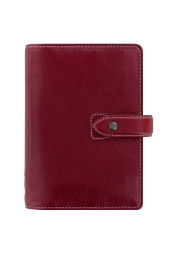 Experience effortless organization with the premium Malden Organiser in luxurious burgundy. Crafted from full-grain leather, this personal-sized organizer features a supple, relaxed construction and a robust 23mm ring capacity. With multiple card pockets, a pen loop, and a note pad pocket, it's the perfect blend of style and function for your daily tasks.